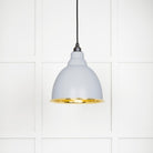 From The Anvil's Smooth Brass Smooth Brass Brindley Pendant