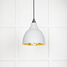 From The Anvil's Smooth Brass Smooth Brass Brindley Pendant