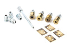 From The Anvil's Aged Brass Secure Stops (Pack of 4)