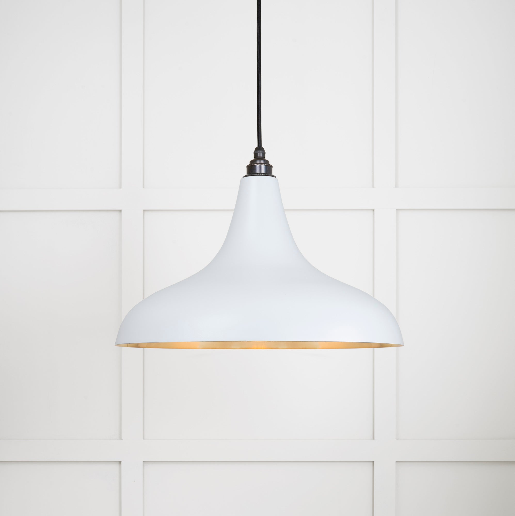 From The Anvil's Smooth Brass Smooth Brass Frankley Pendant