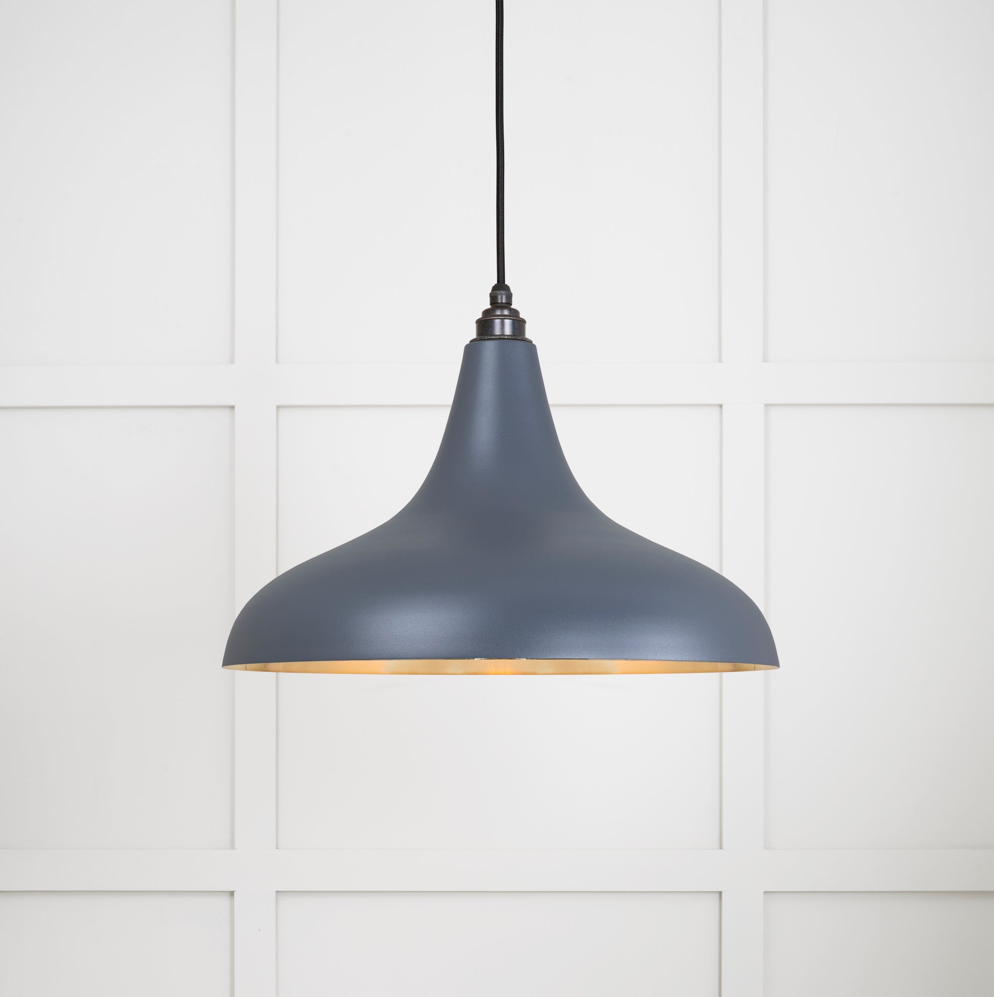 From The Anvil's Smooth Brass Smooth Brass Frankley Pendant