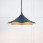 From The Anvil's Smooth Brass Smooth Brass Flora Pendant