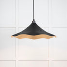 From The Anvil's Smooth Brass Smooth Brass Flora Pendant