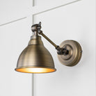 From The Anvil's Aged Brass Aged Brass Brindley Wall Light