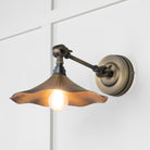 From The Anvil's Aged Brass Aged Brass Flora Wall Light