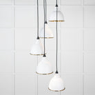 From The Anvil's Smooth Brass Smooth Brass Brindley Cluster Pendant