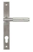 From The Anvil's Satin Marine SS (316) Brompton Slimline Lever Espag. Lock Set