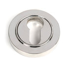 From The Anvil's Polished Marine SS (316) Round Euro Escutcheon