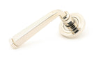 From The Anvil's Polished Nickel Avon Round Lever on Rose Set (Unsprung)