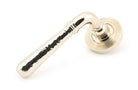 From The Anvil's Polished Nickel Hammered Newbury Lever on Rose Set (Unsprung)