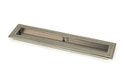 From The Anvil's Pewter Patina Art Deco Rectangular Pull