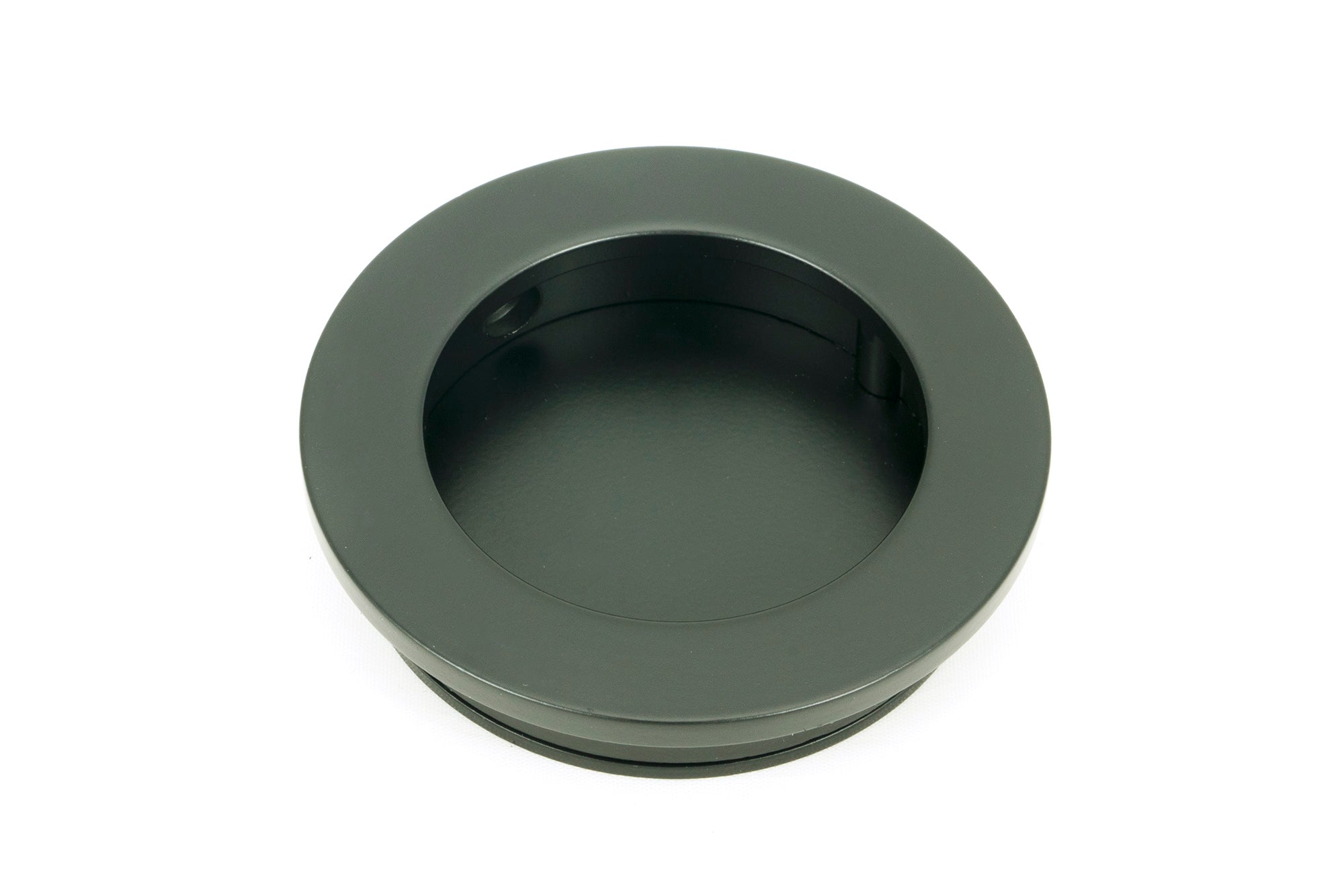 From The Anvil's Matt Black Plain Round Pull