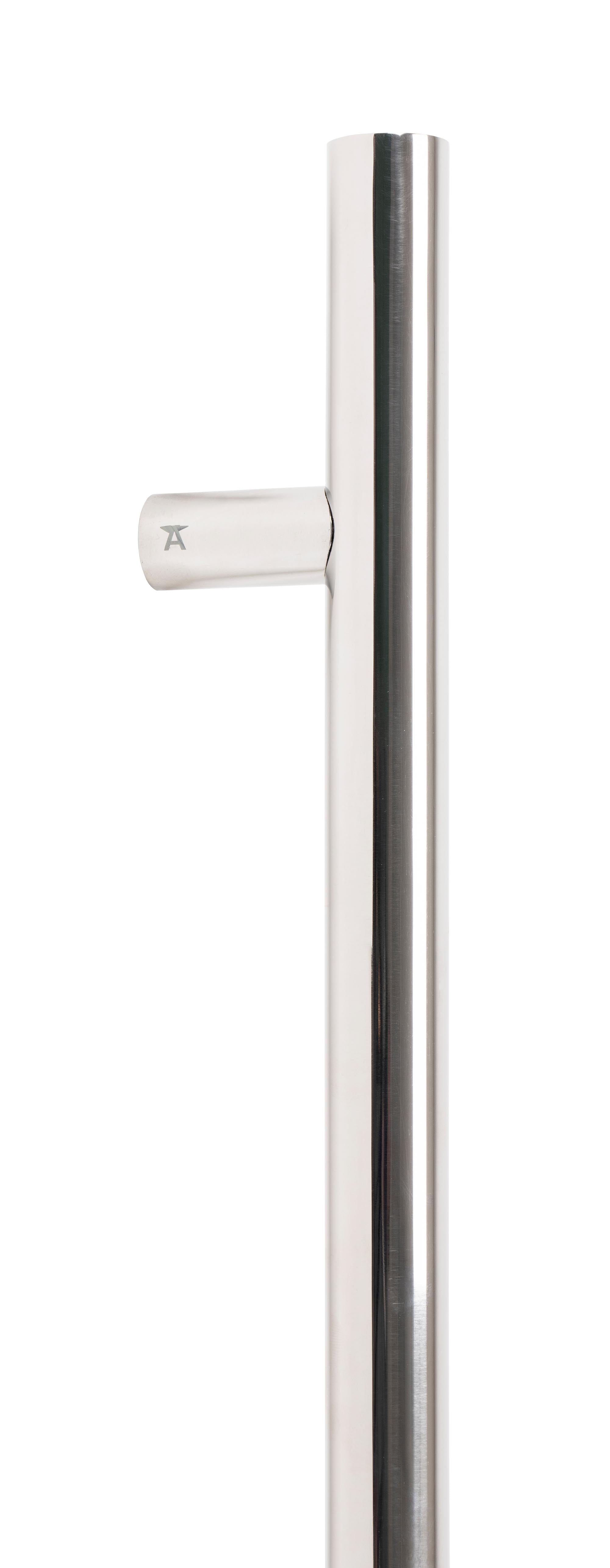 From The Anvil's Polished Marine SS (316) T Bar Handle Bolt Fix 32mm dia