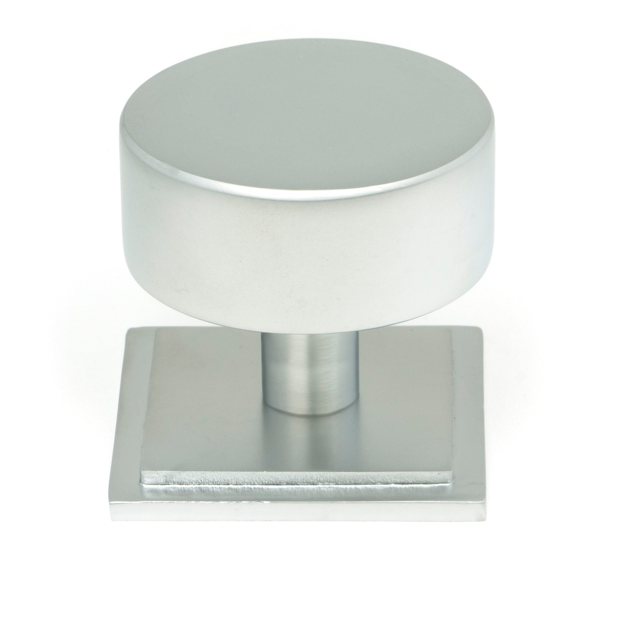 From The Anvil's Satin Chrome 38mm Kelso Cabinet Knob