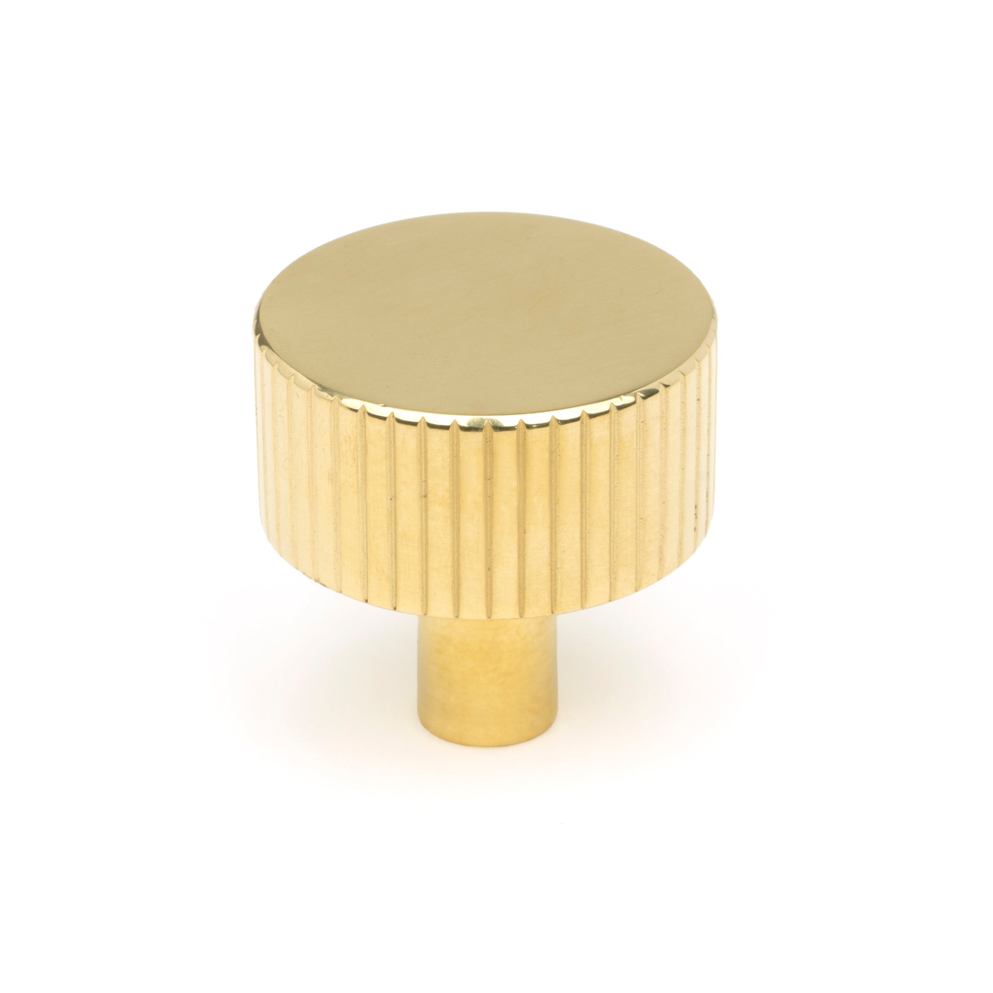 From The Anvil's Polished Brass 32mm Judd Cabinet Knob