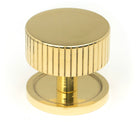 From The Anvil's Polished Brass 38mm Judd Cabinet Knob