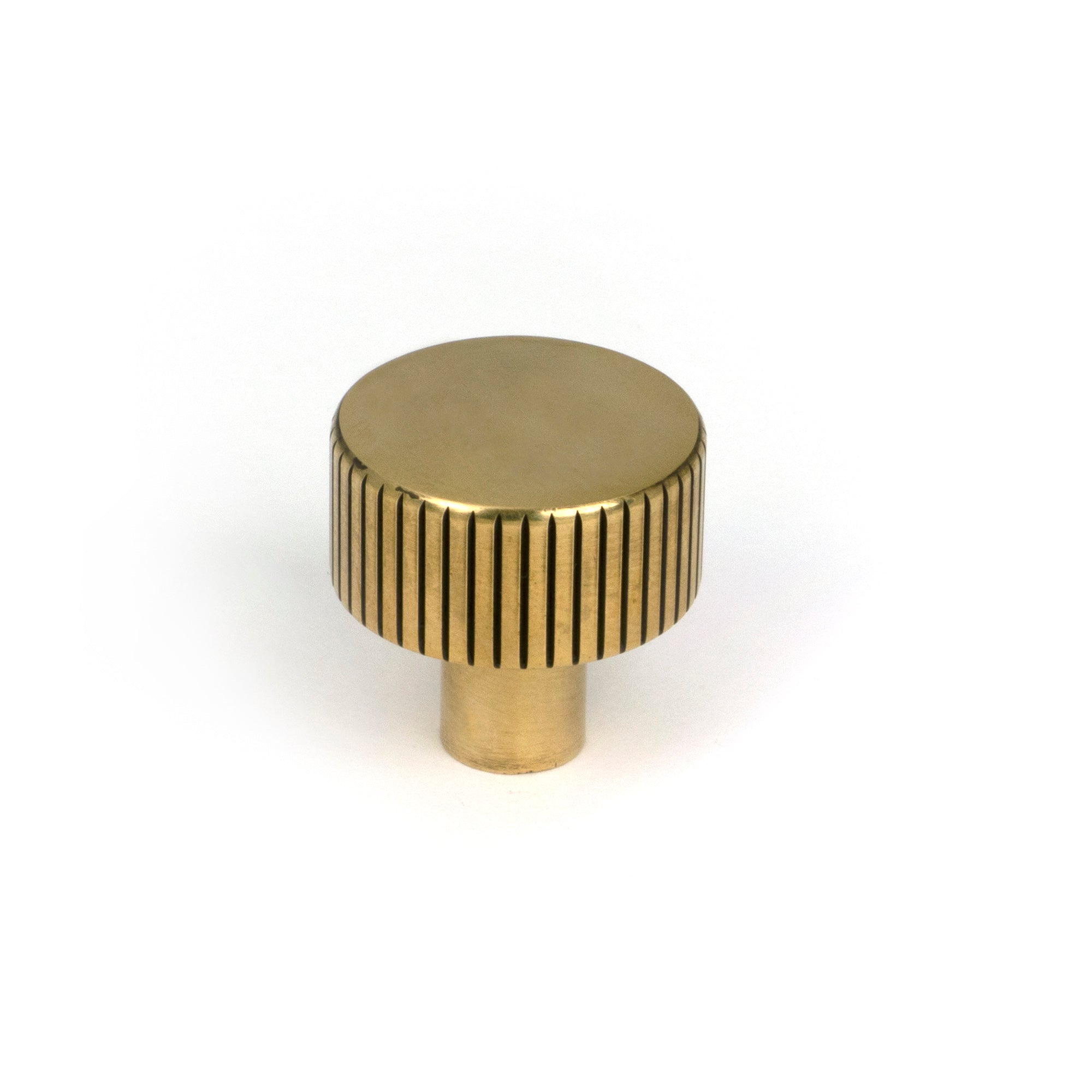 From The Anvil's Aged Brass 25mm Judd Cabinet Knob