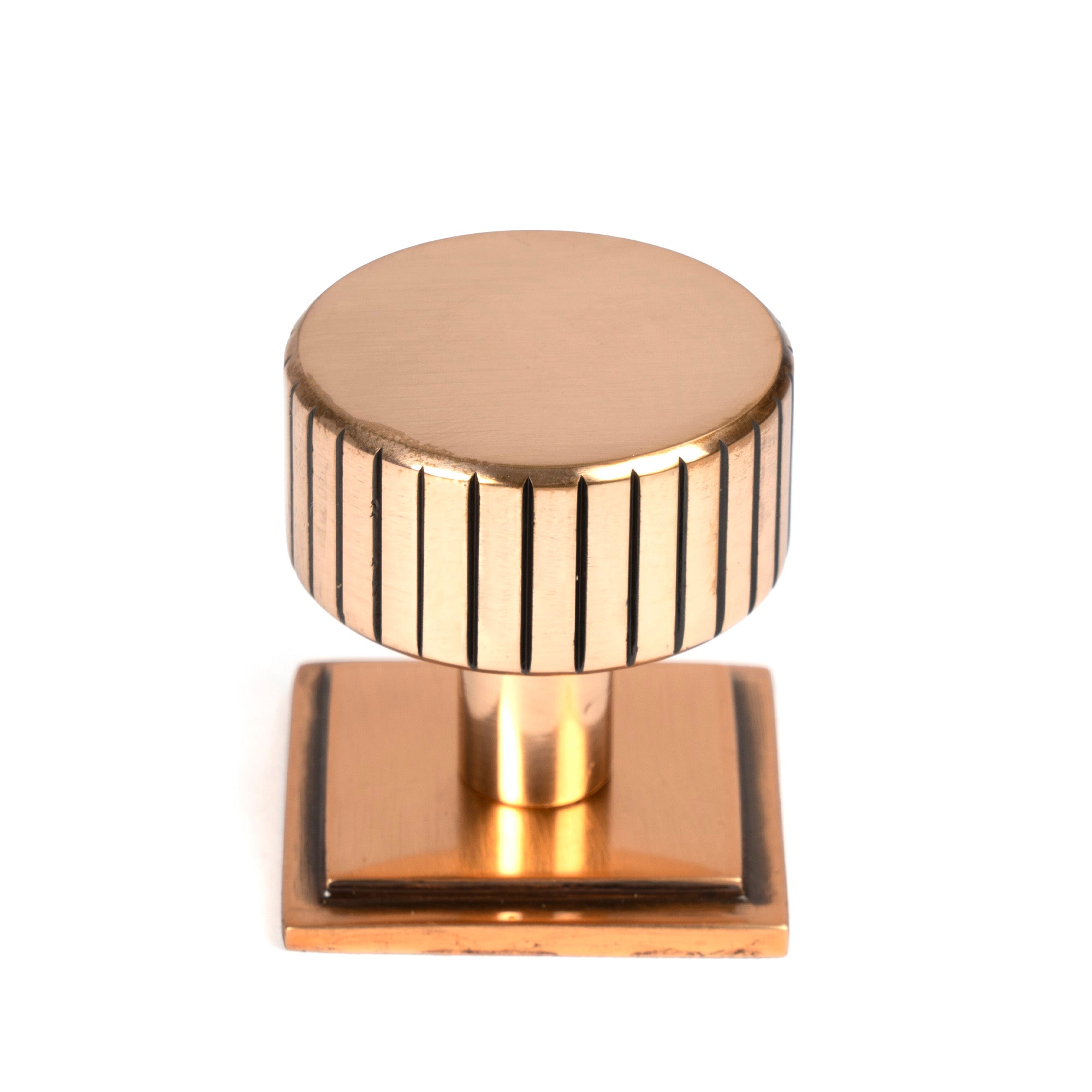 From The Anvil's Polished Bronze 32mm Judd Cabinet Knob