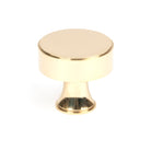 From The Anvil's Polished Brass Scully Cabinet Knob