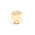 From The Anvil's Aged Brass Kahlo Cabinet Knob