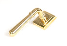 From The Anvil's Polished Brass Newbury Lever on Rose Set (Sprung)