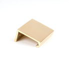 From The Anvil's Polished Brass Plain Edge Pull