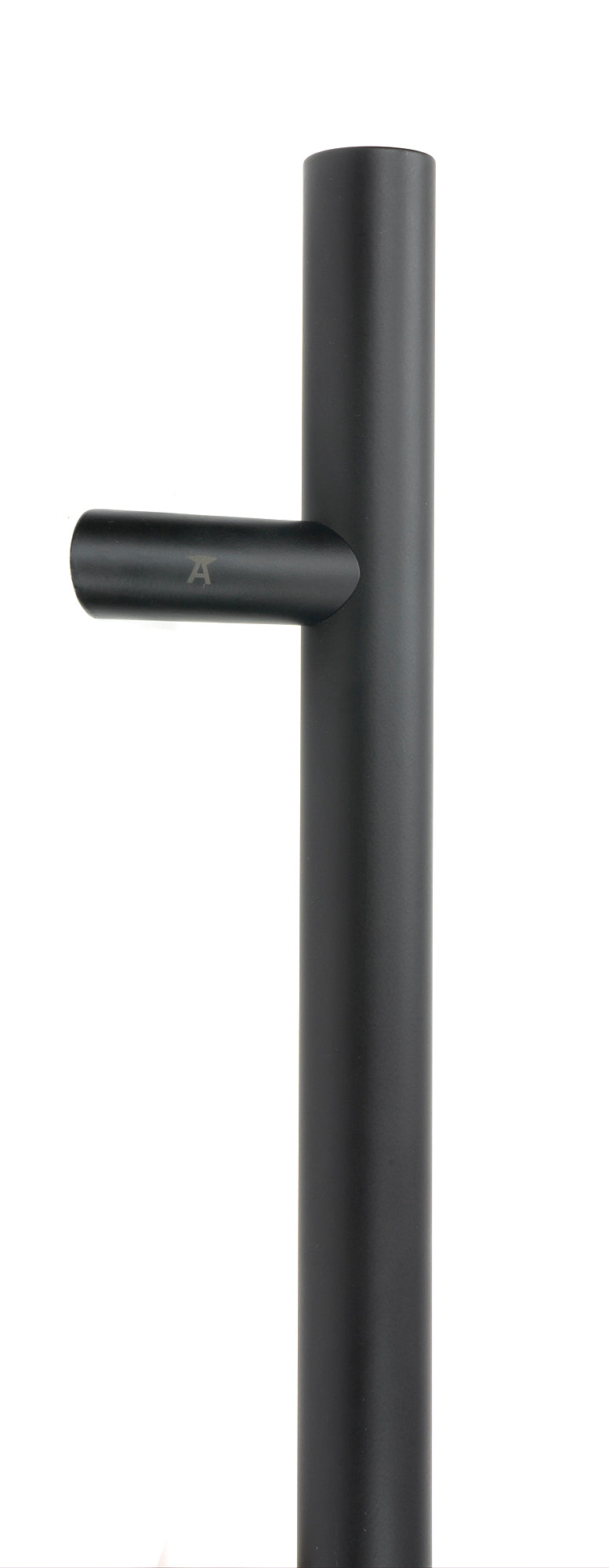 From The Anvil's Matt Black Offset T Bar Handle Secret Fix 32mm dia