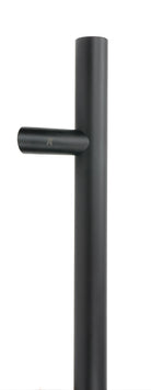 From The Anvil's Matt Black Offset T Bar Handle Secret Fix 32mm dia