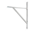 From The Anvil's Satin Chrome Chalfont Shelf Bracket
