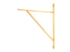 From The Anvil's Polished Brass Chalfont Shelf Bracket