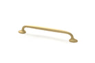 From The Anvil's Satin Brass Moore Pull Handle