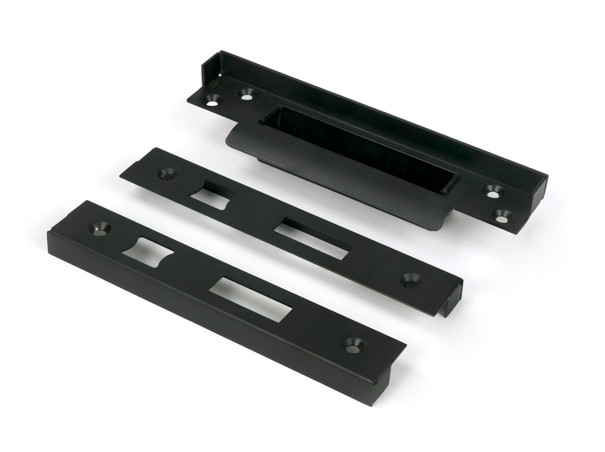 From The Anvil's Aged Bronze ½" Rebate Kit for Euro Sash Lock