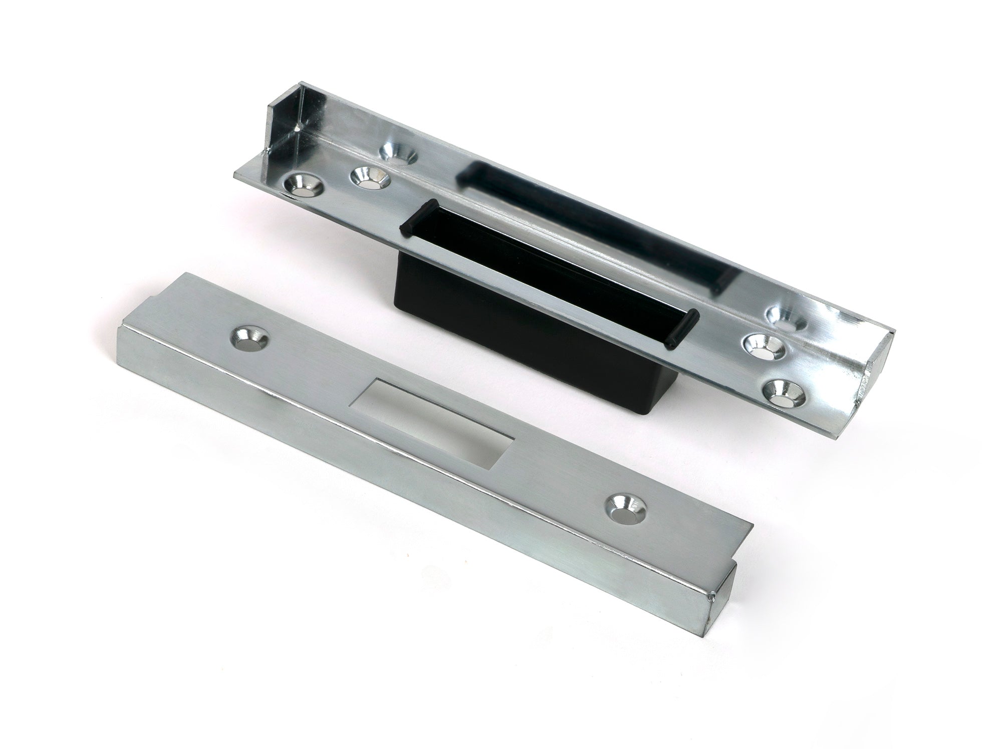 From The Anvil's Polished Stainless Steel ½" Rebate Kit for Euro Dead Lock