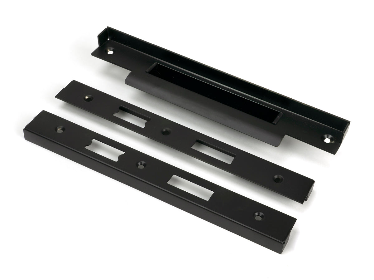 From The Anvil's Aged Bronze ½" Rebate Kit for Euro Din Sash Lock