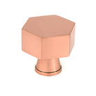 From The Anvil's Polished Bronze Kahlo Cabinet Knob