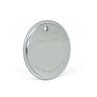 White background image of From The Anvil's Satin Chrome finish swatch