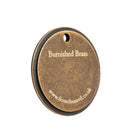 White background image of From The Anvil's Burnished Brass finish swatch