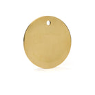 White background image of From The Anvil's Polished Brass finish swatch