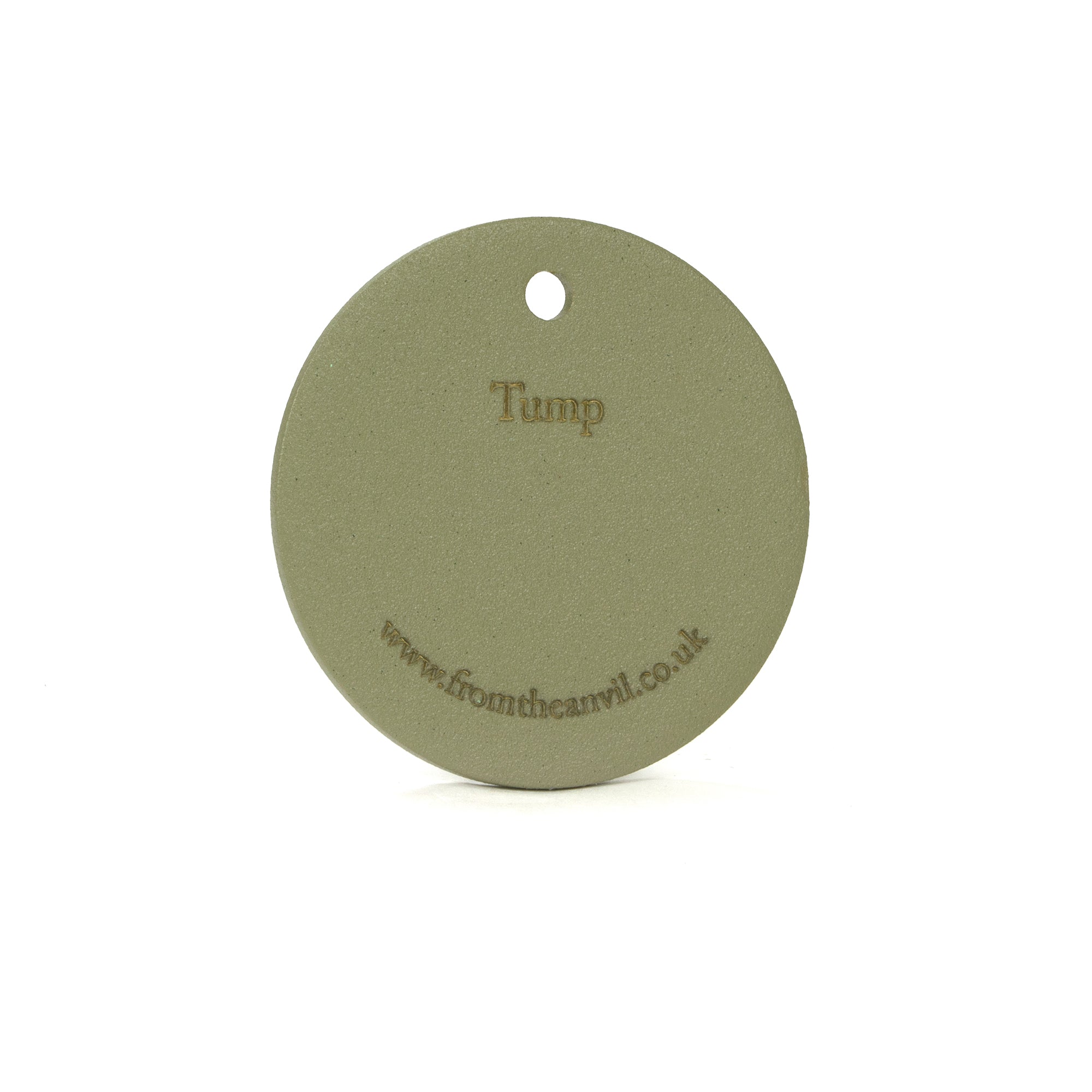 White background image of From The Anvil's Tump finish swatch