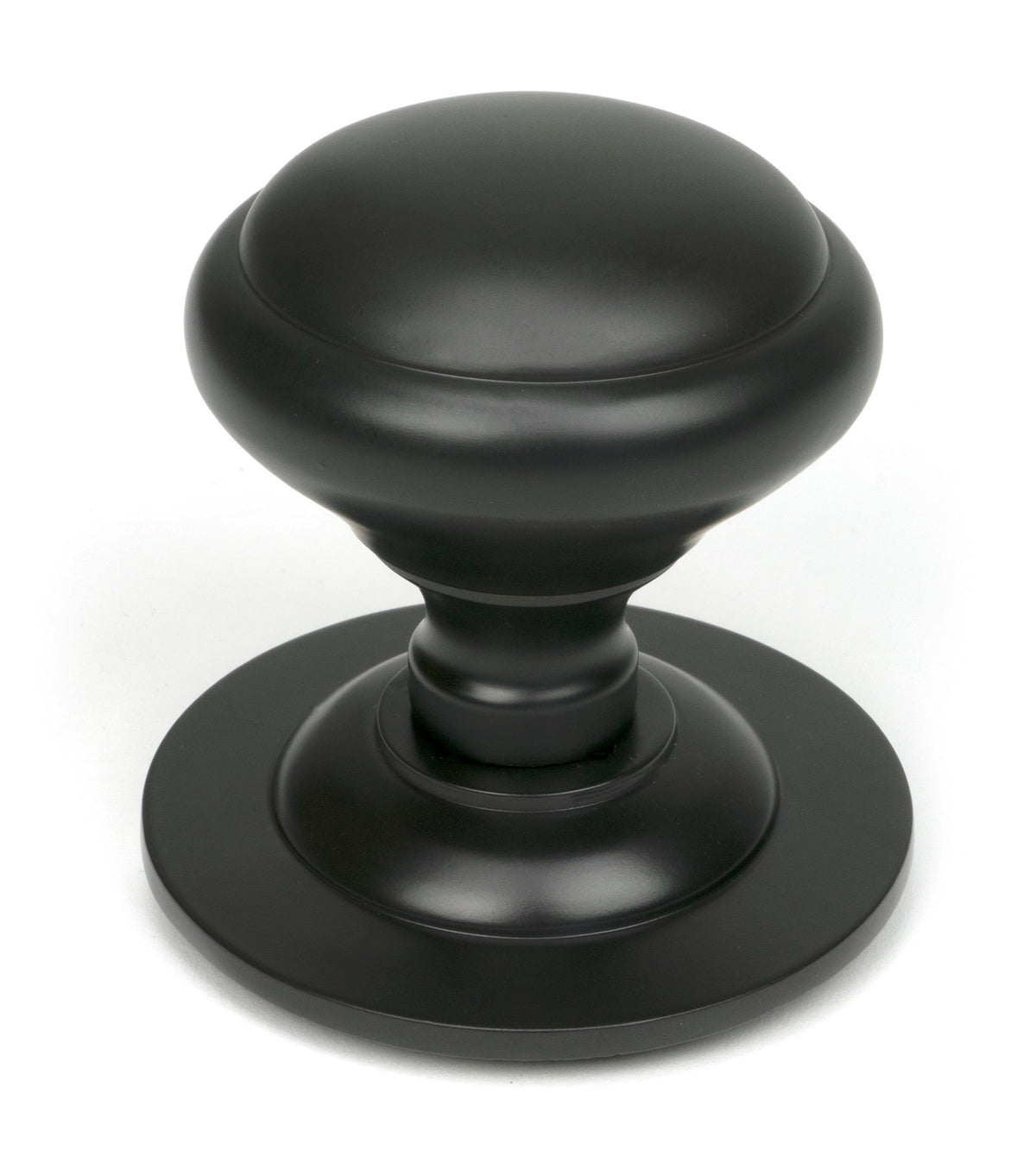 From The Anvil's Aged Bronze Round Centre Door Knob