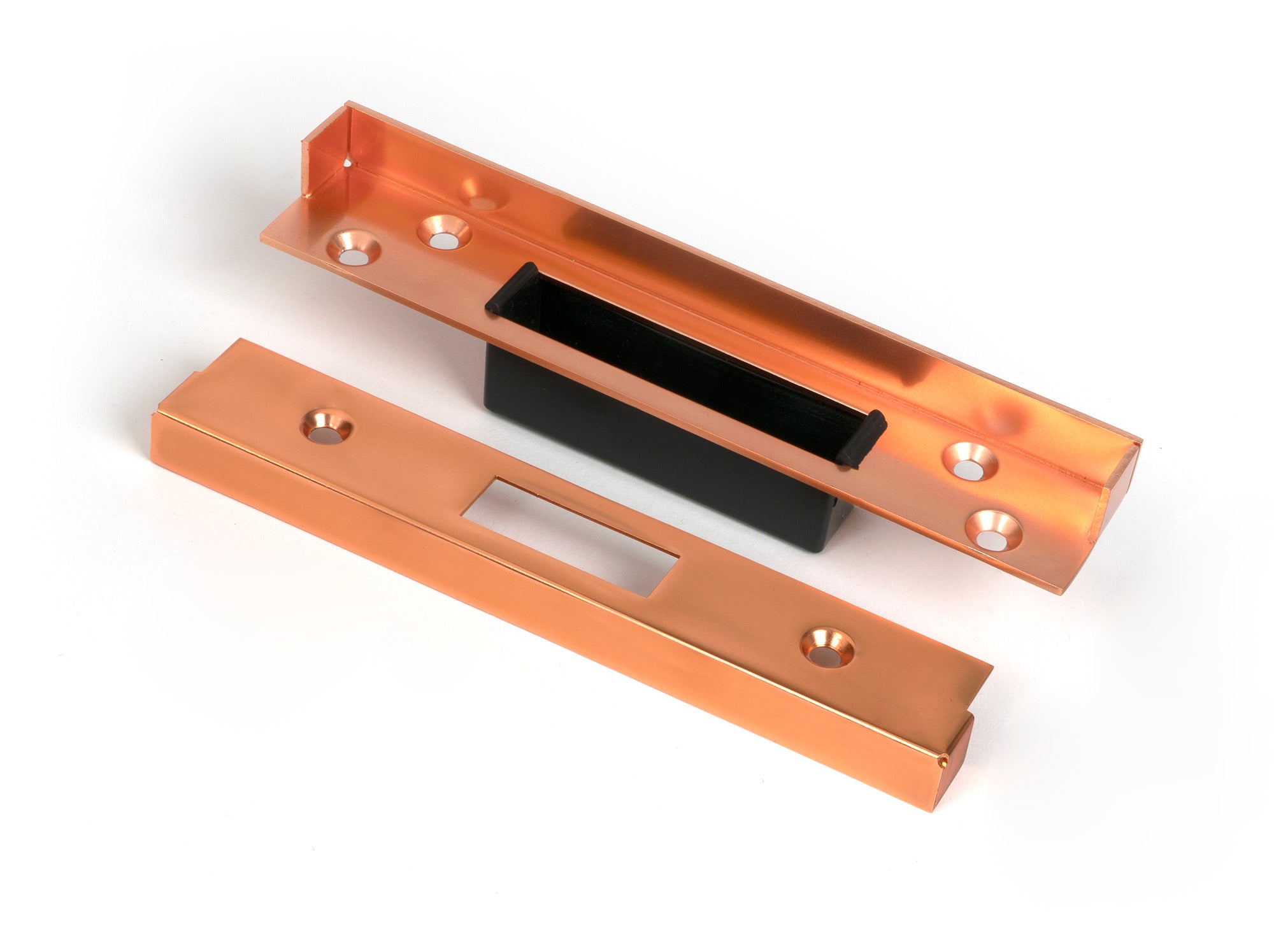 From The Anvil's Polished Bronze ½" Rebate Kit for Dead Lock