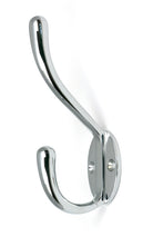 From The Anvil's Polished Chrome Newbury Hat & Coat Hook