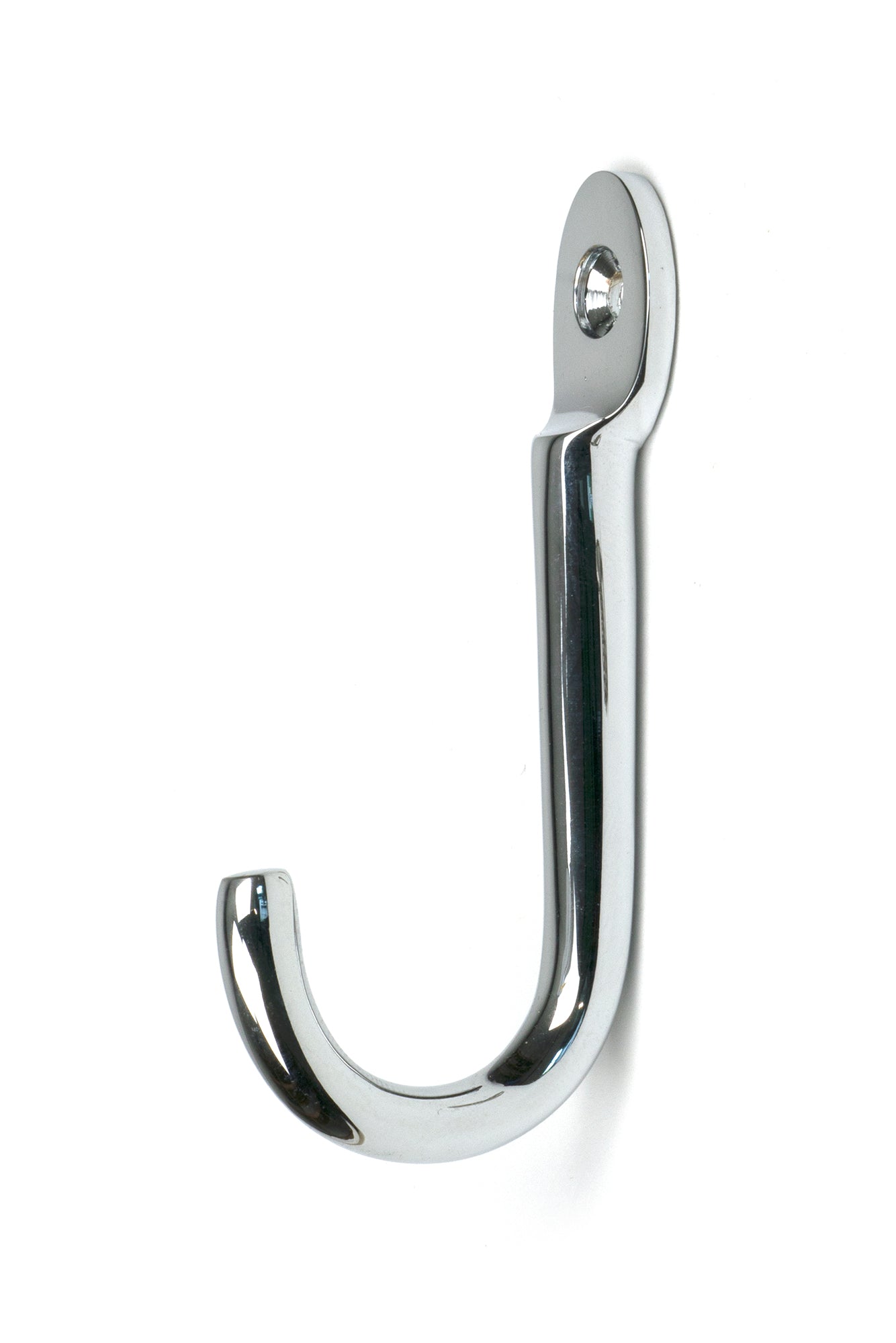 From The Anvil's Polished Chrome Traditional Coat Hook