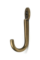 From The Anvil's Burnished Brass Traditional Coat Hook