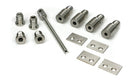 From The Anvil's Satin Marine SS (316) Secure Stops (Pack of 4)