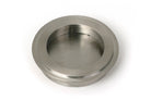 From The Anvil's Satin Marine SS (316) Art Deco Round Pull