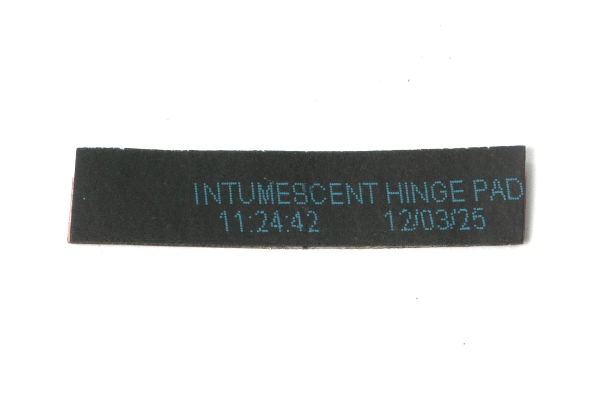 From The Anvil's 75mm x 18mm x 0.8mm Intumescent Hinge Pad (Each) (FD 60)