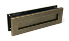 From The Anvil's Burnished Brass Traditional Letterbox