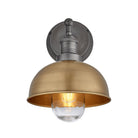 Image of Industville's Brooklyn Outdoor & Bathroom Dome Wall Light 8"