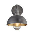 Image of Industville's Brooklyn Outdoor & Bathroom Dome Wall Light 8"
